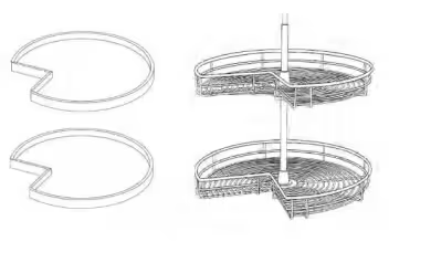CHROME TRAY33 - Chrome tray fit ERB36