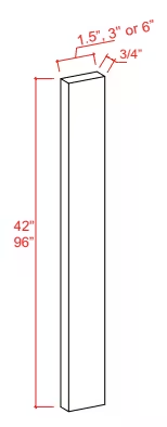 F396 - Tall Filler - 3"W x 96"H x 3/4"D