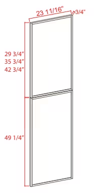 TDEP2490 - Tall Decorative Door Panel - 23 1/2" W x 84 1/2"H